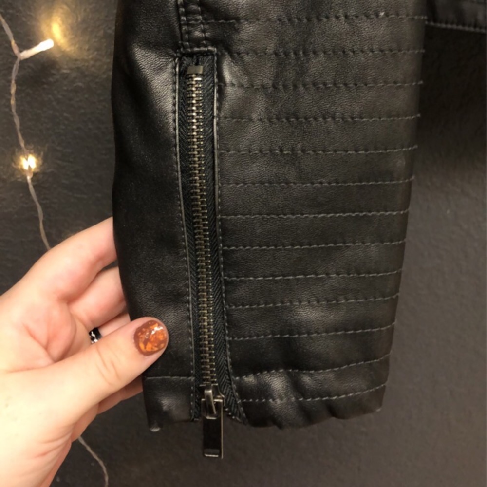 Universal Thread Faux Leather Jacket - image 3